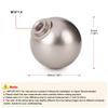 Aluminum 5/6 Speed JDM Ball Shape Shift Gear Knob M10*1.5 For Honda Fit Civic City FD2 FN2 EP3 TYPE R DC2 DC5 AP1 AP2 S2000 F20C