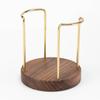 Деревянная латунная одноразовая подставка для хранения стаканов, полка, диспенсер для воды, чашек, кружек, подставка для дисплея, органайзер, принадлежности для дома