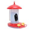 Умная кормушка для птиц с камерой WiFi 2 МП 1080P HD Широкоугольная на солнечных батареях Водонепроницаемая кормушка для наблюдения за птицами с приложением для
