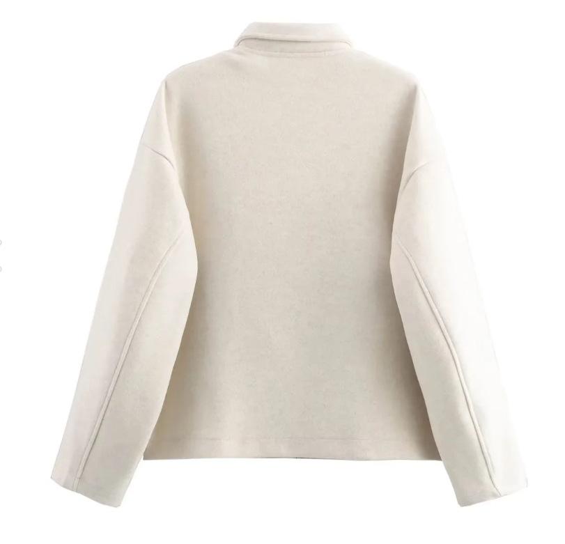 Женская модная свободная замшевая куртка на молнии со стойкой