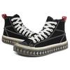 Kappa Slip Resistant Abrasion Resistant Slip Resistant Abrasion Resistant High top Canvas Shoes Unisex Black White (Unisex) Canvas Shoes