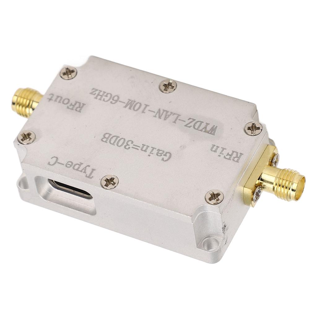 Широкополосный усилитель RF с низким уровнем шума LNA 10M‑6Ghz с высоким коэффициентом усиления SMA Female Connector для радио