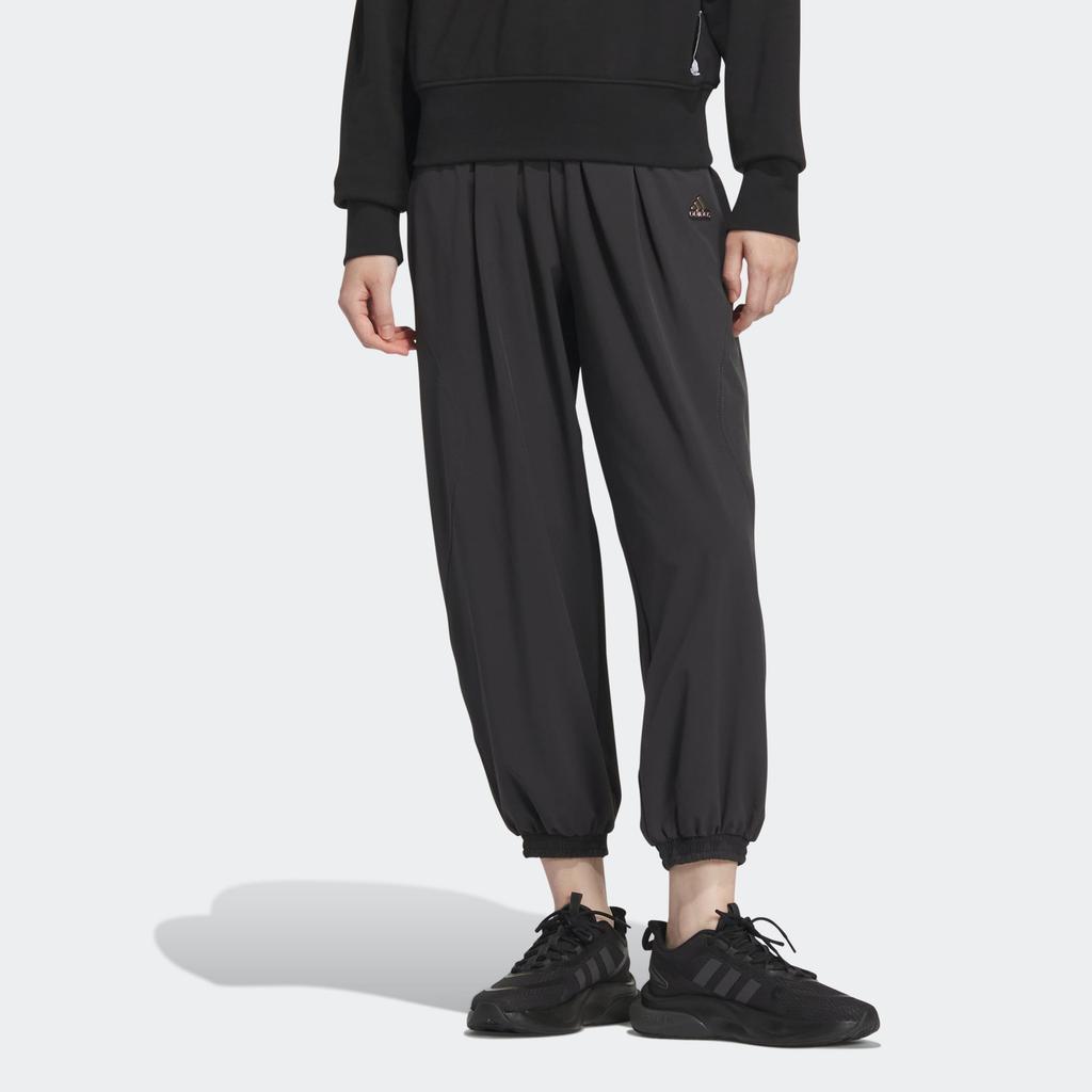 Adidas Home Of Classics Collection Woven Drawstring Casual Pants Women Bottoms Black IN9071