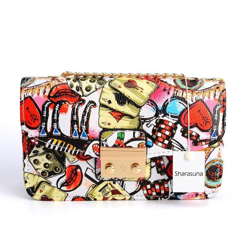 Модная женская маленькая сумка на плечо, женская сумка на цепочке, женские сумки-мессенджеры, дизайнерская сумка через плечо