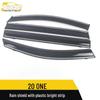 Ideal 20 ONE Rain Shield with Bright Strip Decorative Trim Sticker for Auto Parts