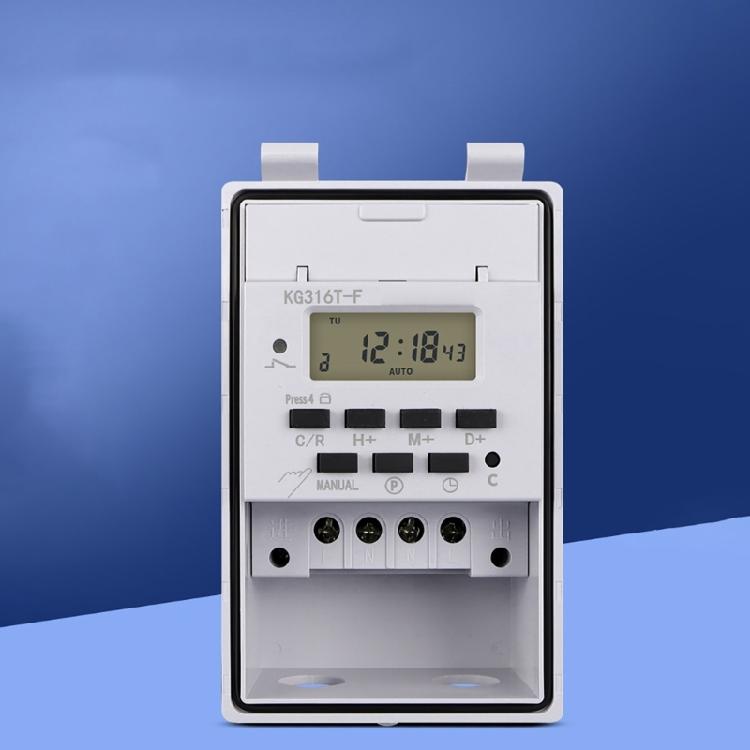 Программируемые цифровые реле времени Переключатели контроллера времени 220 В Водонепроницаемые для дома