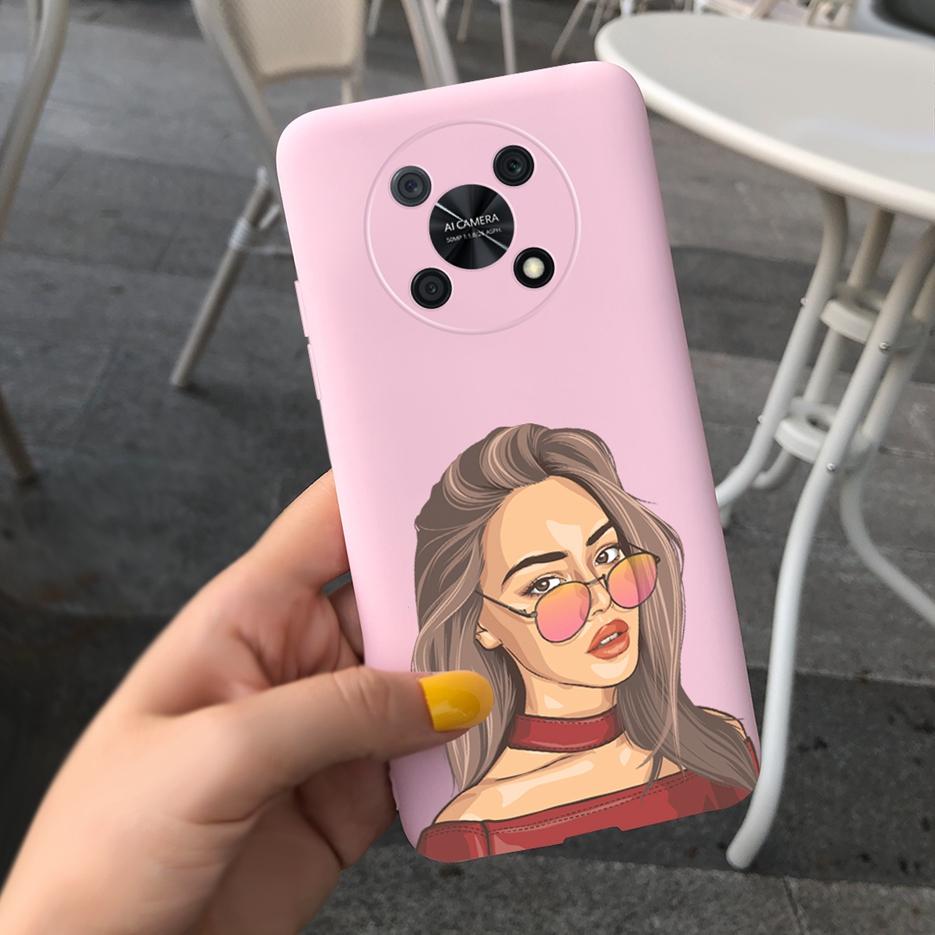 For Huawei Nova Y90 4G Case Cute Cartoon Girls Fundas Soft Silicone Phone Cases For Huawei Nova Y90 Y 90 Back Cover 6.7'' Bumper