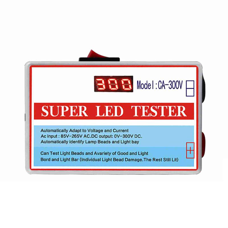 CA-300V Portable LED Lamp Beads Light Bar TV Backlight Tester LED Strips Beads Lamp Board Test Tool Capacitance Diode Voltage