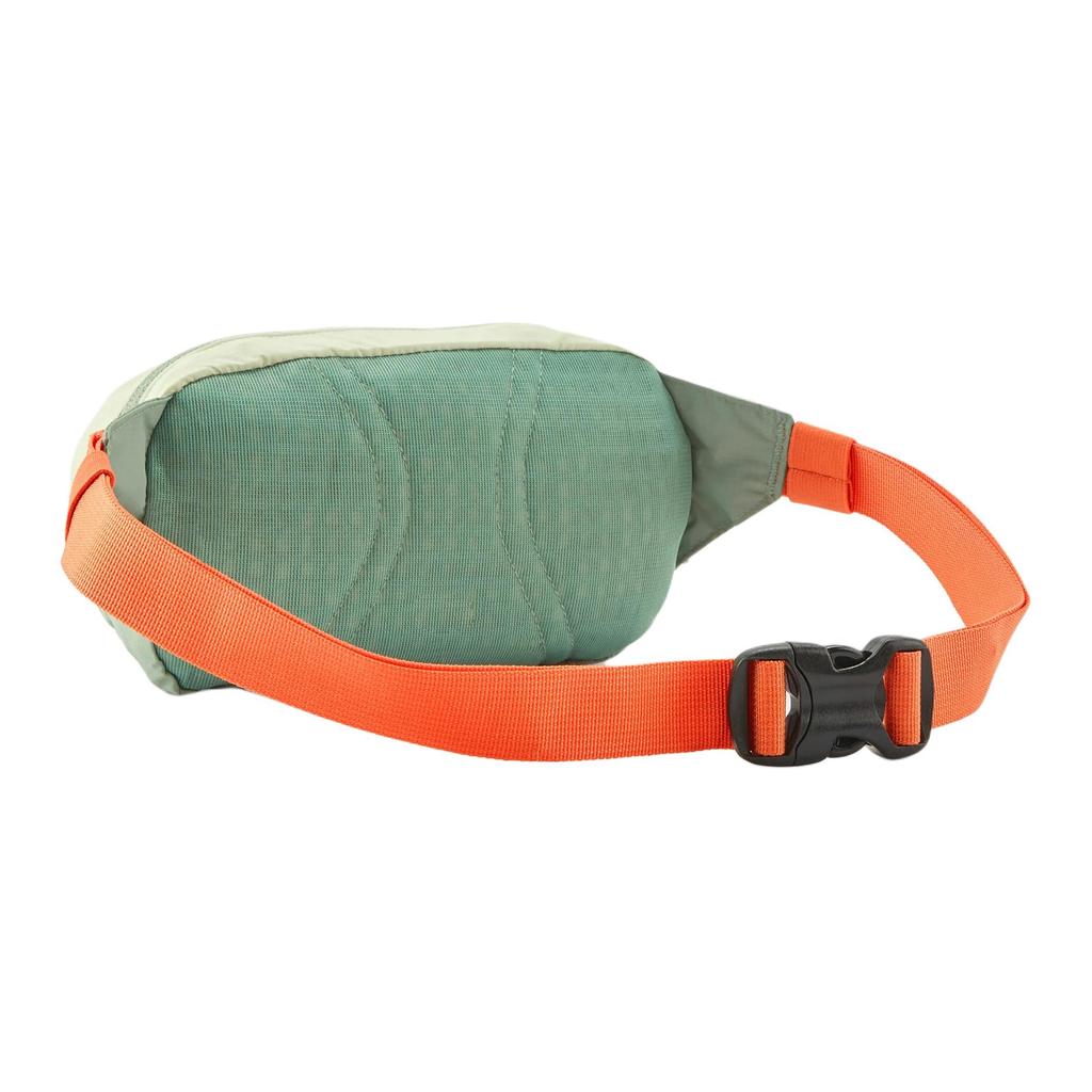 Patagonia Terravia 1л Фирменный Логотип-Буква Мини-Поясная Сумка из Переработанного Нейлона Унисекс Поясная Сумка Цвет Лишайниково-Зеленый 49448-LNGR