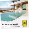 LIFKOME Water Level Scale, Water Level Meter, Water Level Sticker, Pool Water Level, Water Level Tape, Construction Sticker, Pool Ruler, Water Depth S