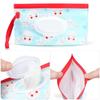 Carrying Case Portable Flip Cover Cosmetic Pouch Tissue Box Stroller Accessories Wet Wipes Bag
