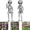 Outer Alien Space Garden Statue Figurine Ornaments Home Yard Decor Sculpture