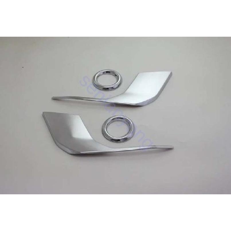 Front Fog Light Cover Eyebrow Trim for 2016- Mitsubishi Outlander Sport 4pcs