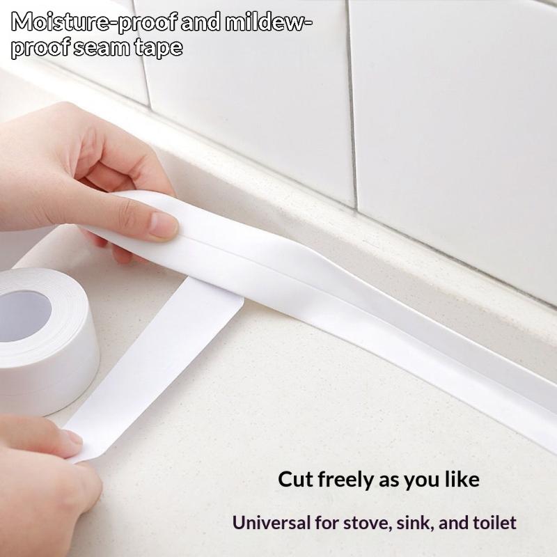 3.2M Self Adhesive PVC Sealing Tape High Viscosity Oil Proof Waterproof for Kitchen Sink Bathroom Window Gap Sealing