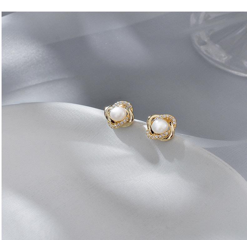 Длинные серьги-бантики из серебряных игл S925 с кошачьим глазом и жемчугом - Ретро и универсальный стиль для женщин