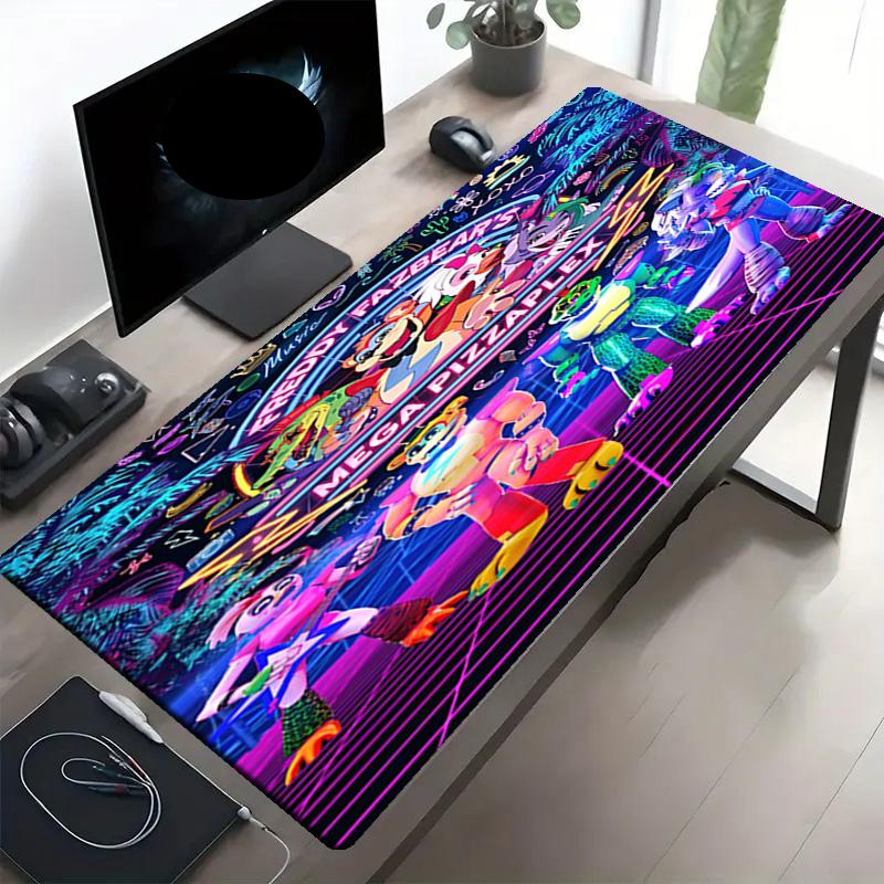 Five Nights at Freddy's Print Mouse Pad, Anti‑Slip Desktop keyboard Mat, for PC Laptop Gaming Working Daily Use, Cool Festival Surprise Gift