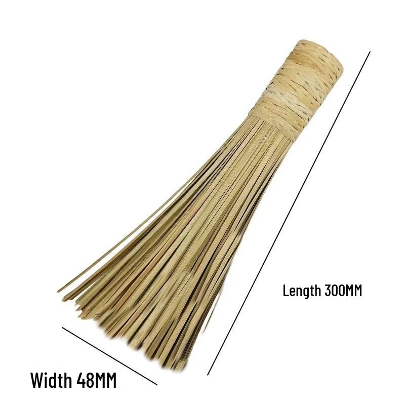 Qianxing Natural Rattan Bamboo Pot Cleaning Brush