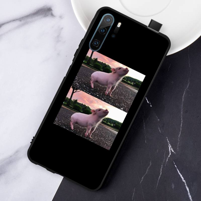 Pet Pig Aesthetically Interesting Pattern Phone Case For Huawei Honor Mate P 10 20 30 40 I 9 8 Pro X Lite Smart 2019 Nova 5t