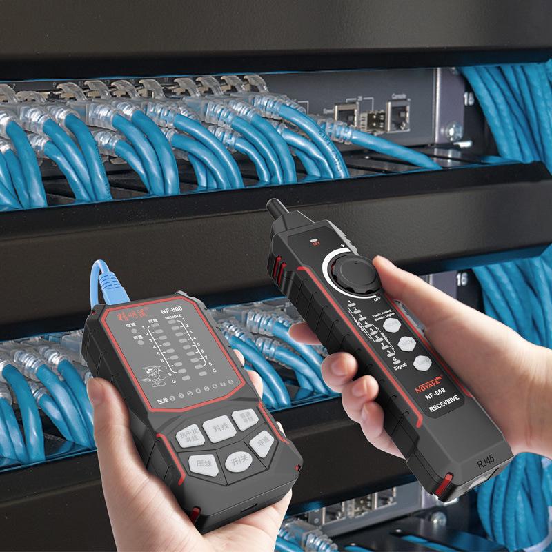 Сетевой тестер NF-808: Интеллектуальный искатель линии мыши, детектор кабеля с технологией POE и защитой от помех.