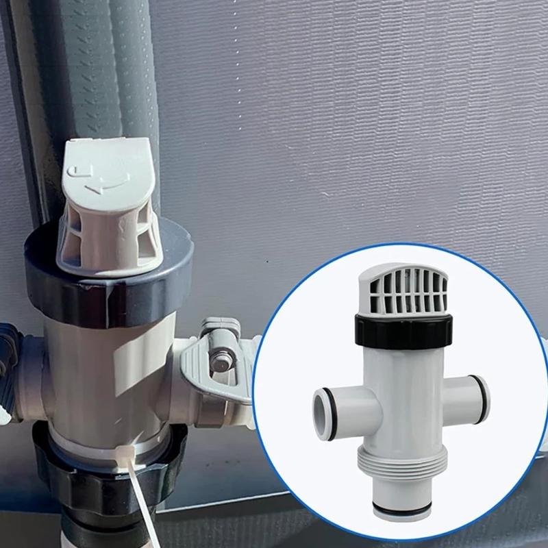 Pool Hose Plunger Valved Kit for Above Ground Swimming Pool Plunger Valved Replacement Parts for Filter Circulation