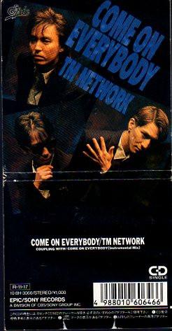 CD TM NETWORK TMN COME ON EVERYBODY 108H3066 Epic 1988 Japan Dance Electronica Used
