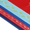 Red Hand Painted Solid Mango Wood Coffee Table