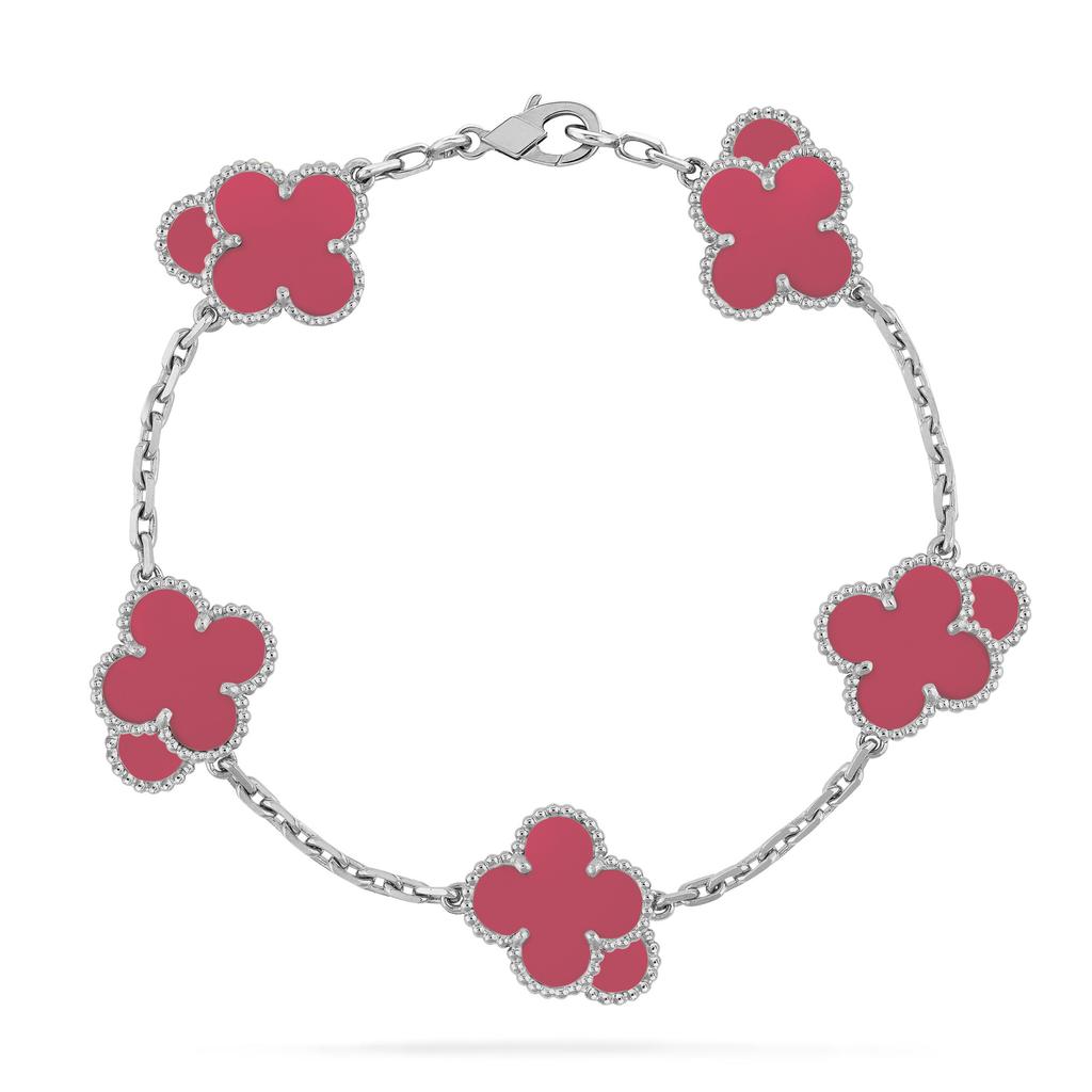 Trendy New Four-leaf Clover Bracelet Handwear Fashion Women's Five-flower Bracelet