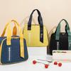 Portable Lunch Bag Thermal Insulated Lunch Box Handbag Student Insulation Bag