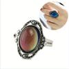Vintage Magic Mood Ring Heart Shape Color Changing Ring Adjustable Temperature Ring