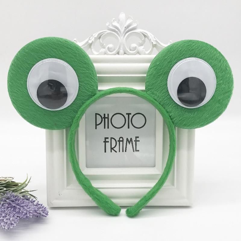 Children Frog Hairband Eye Decoration Headwear Stage Performance Props Supplies