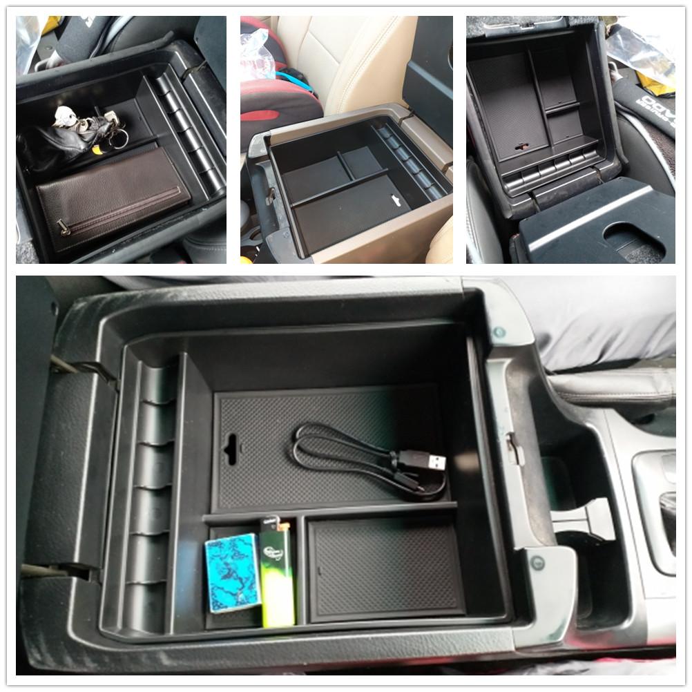 Armrest Storage Box For Toyota Land Cruiser Prado J120 Without Fridge Center Console Container Bin Tray Case 2004 - 2009