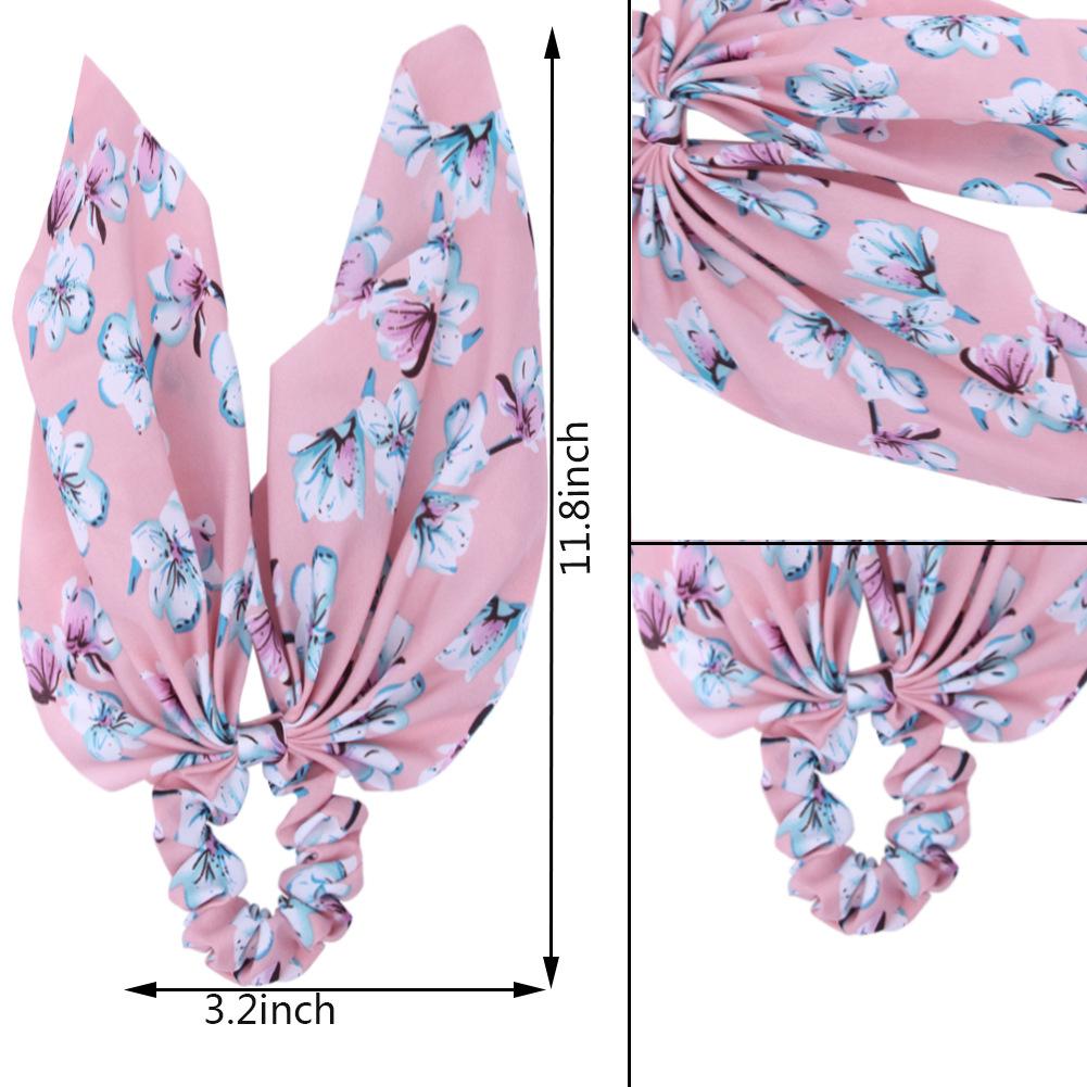 Silky Satin Hair Bows Women Knotted Hair Ties Elastic Bands Satin Hair Ribbon Scrunchy Red Ponytail Holder for Girls Oversized