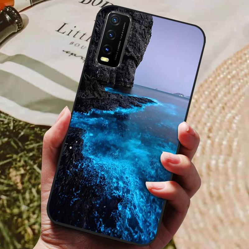Чехол для Vivo Y11S Силиконовый Мягкий ТПУ Чехол для Телефона Для Vivo Y12s V2027 Чехол Мультяшный Чехол Защитный Бампер Для Vivo V2032 Y11s