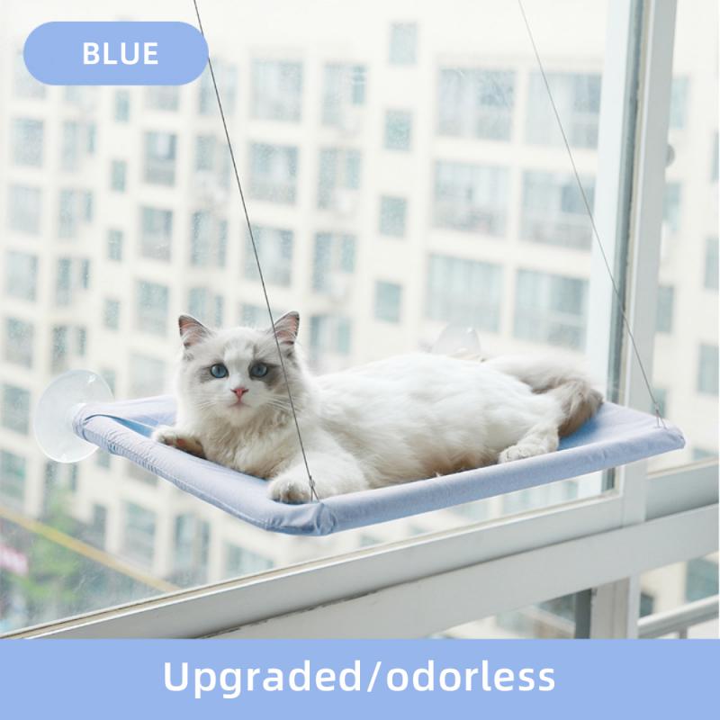 Cute Pet Hanging Beds Bearing 20kg Cat Sunny Window Seat Mount Pet Cat Hammock Comfortable Cat Pet Bed Shelf Seat Beds