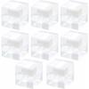 Audiophile Acrylic Cubes, 1cm Cubes, Clear Acrylic Blocks, 8 Pieces