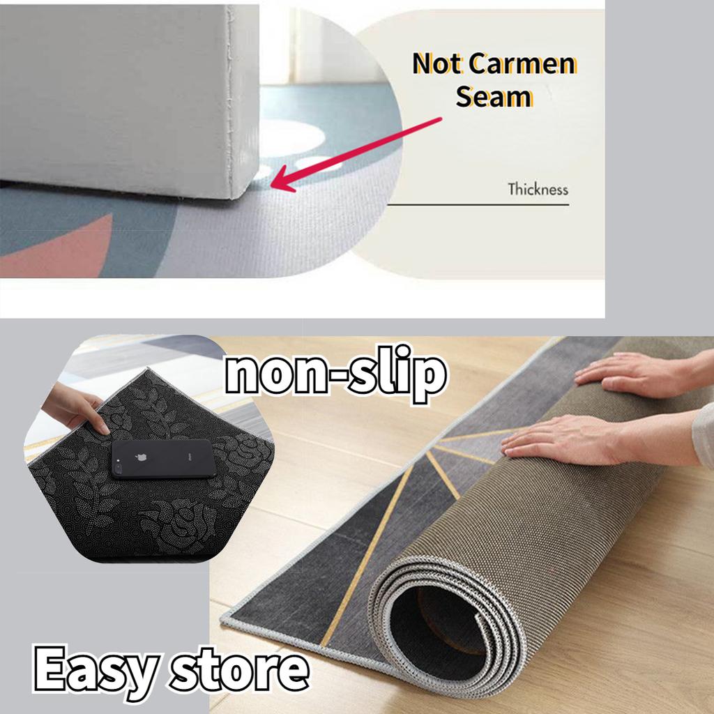 Persian Style Carpet for Living Room Decoration Rugs Non-slip Stairway Hallway Stairs Rug Corridor Aisle Runner Customizable Mat