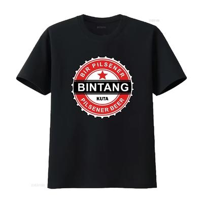 Винтажная футболка Bir Bintang Pilsener из Бали Идея для сувенира Поездка в Куту для мужчин женщин Пивные товары винтаж Стирка