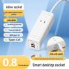 Умный прямоугольный USB сетевой фильтр для путешествий с многофункциональной розеткой для дома и общежития