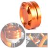 Motorcycle Parts CNC Rear Brake Fluid Reservoir Cover Cap for KTM DUKE 125/200/390 Orange Aluminum