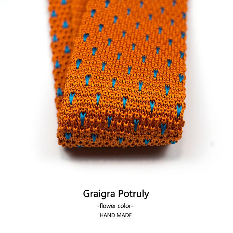 Темно-зеленый маленький галстук 5 см узкий вариант кофейного цвета ретро полосатый британский японский прилив плоский вязаный галстук