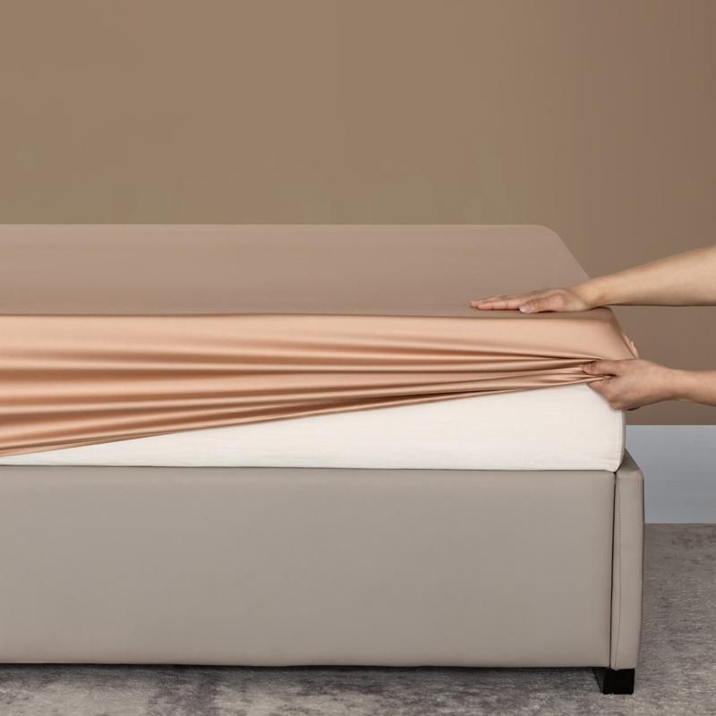 Высококачественная простыня на резинке из бамбука, чехол для матраса с резинкой, двуспальная простыня размера King Queen 90/120/200