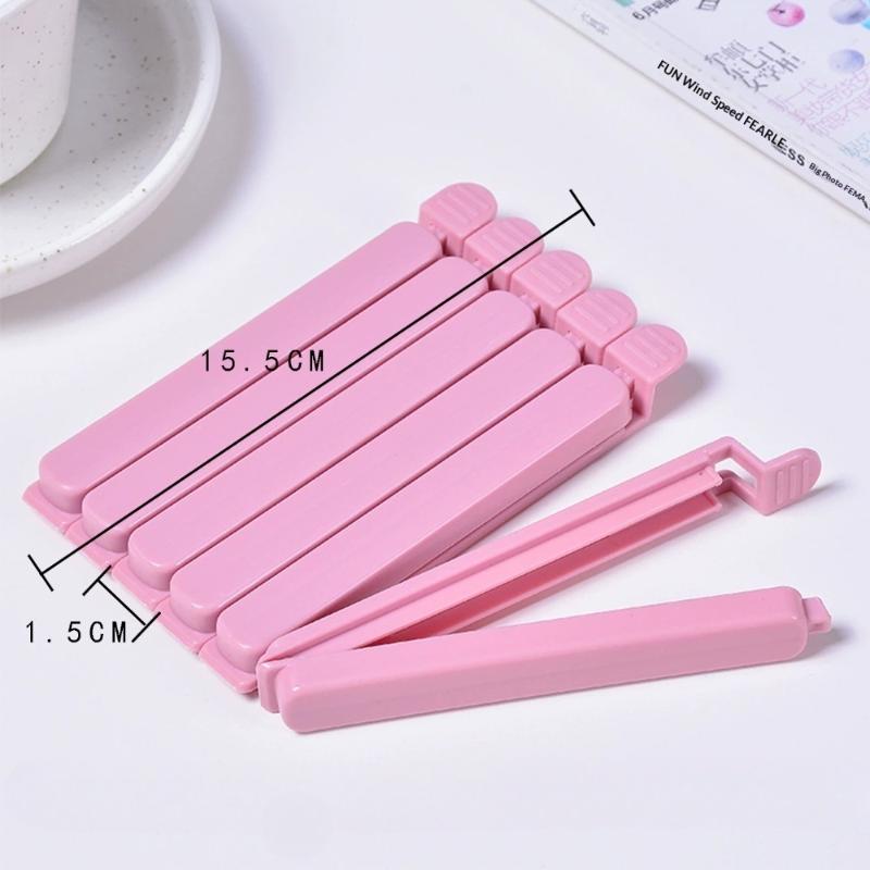 10 шт. Зажимы для запечатывания пищевых пакетов Пластиковые цветные зажимы для пакетов Для кухни Закусок Кофе Картофельных чипсов Пакет для хранения продуктов