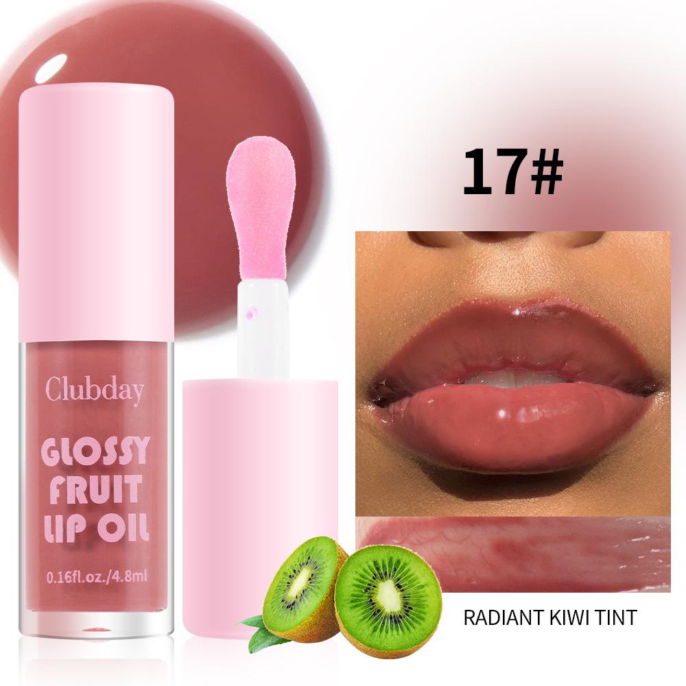 20 цветов фруктовый жемчужный увлажняющий желе-масло для губ стойкий увлажняющий водный блеск для губ мерцающий теплый оттенок для губ