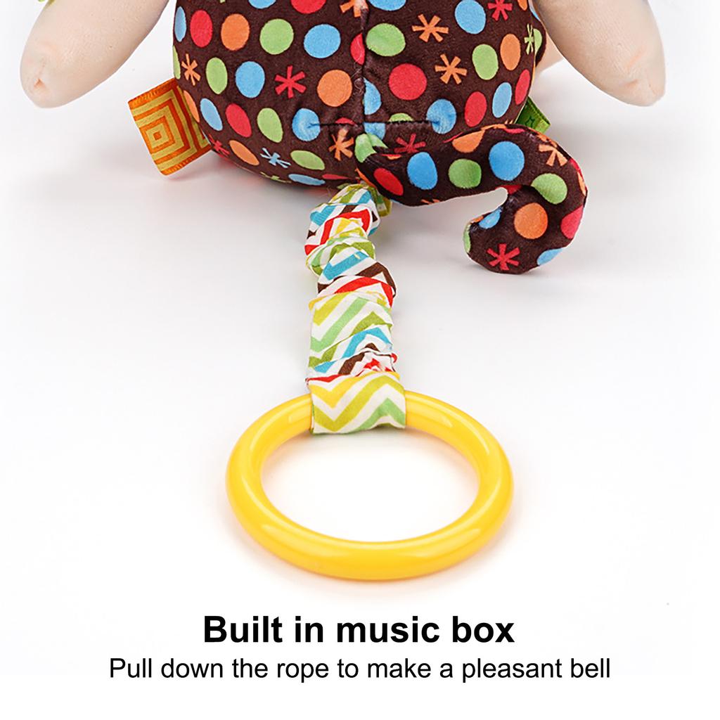 Baby Plush Puzzle Multifunctional Music Cart Bed Hanging