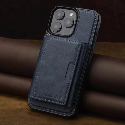 Съемный чехол-кошелек для iPhone 16 Pro Max 15 14 Plus 13 12 11 XS XR X 7 8 SE 2020 для держателя карт MagSafe