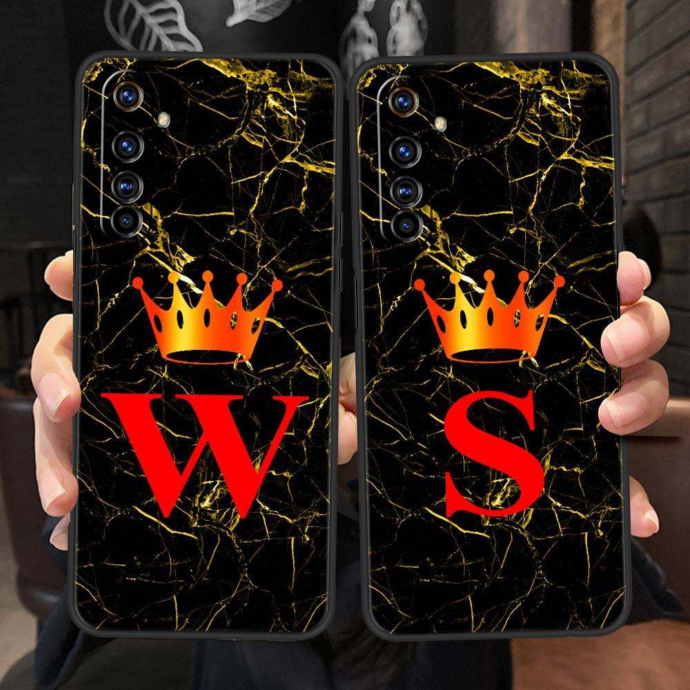 Мраморная буква Мягкий ТПУ Для Realme 13 12 11 10 9 Pro Plus GT3 GT2 C21 C25 C35 C53 C55 C67 Pro 5G Чехол для телефона Обложка Fundas Capa Сумка