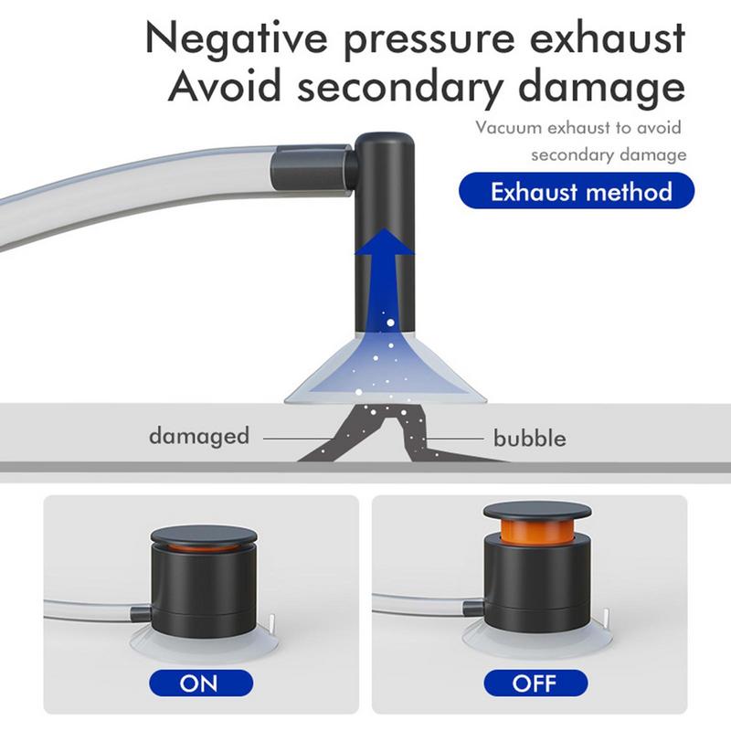 Наноремонтная жидкость Комплект для ремонта лобового стекла Автомобильный стеклоочиститель Воздушный насос Комплект для ремонта трещин на лобовом стекле Автомобильные инструменты