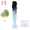 MISS WIG Ombre Oversized Hazelnut Hair 24" 100g Synthetic Crochet Braid Hair Extension Fiber