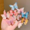 Girls Hair Ornament Hair Accessories Rainbow Hairpin Butterfly Hairpin Hair Clips Duckbill Clip