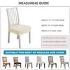 Removable Slipcover Washable Anti-Dust Chair Covers Jacquard Chair Seat Covers  Upholstered Chair